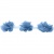 Тесьма плетеная "Рюш", упак. 9,14 м, цвет голубой - купить в Новочеркасске. Цена: 45.87 руб.
