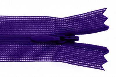 Молния потайная Т3 866, 50 см, капрон, цвет фиолетовый - купить в Новочеркасске. Цена: 8.62 руб.
