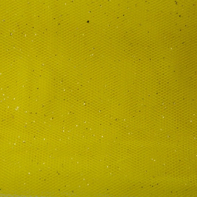 Сетка Глиттер, 24 г/м2, шир.145 см., желтый - купить в Новочеркасске. Цена 117.24 руб.